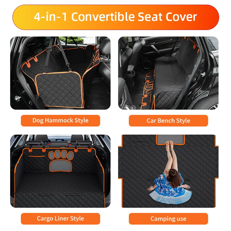 Dog Car Seat Cover – Waterproof Back Seat Protector