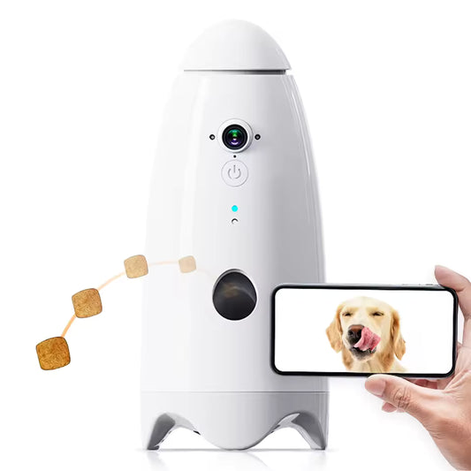 Smart Pet Camera with Treat Dispenser & 2-Way Audio