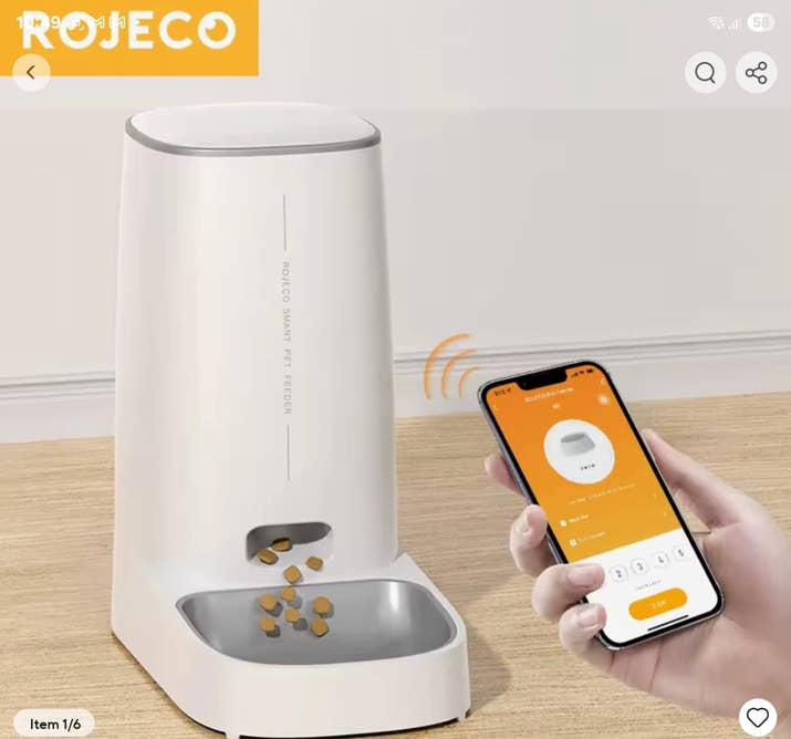 4L WiFi Automatic Pet Feeder for Cats & Dogs