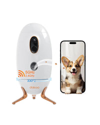 Smart Pet Camera with Treat Dispenser & 2-Way Audio