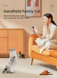 Automatic Interactive Cat Toy – Smart LED Laser Teaser for Cats & Dogs