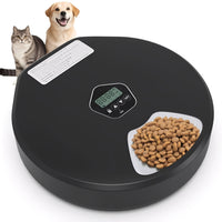 Automatic Pet Feeder with Programmable Timer, 5-Meals Dispenser
